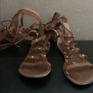 New lace up sandals